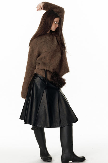 Faux Fur Collar Scarf