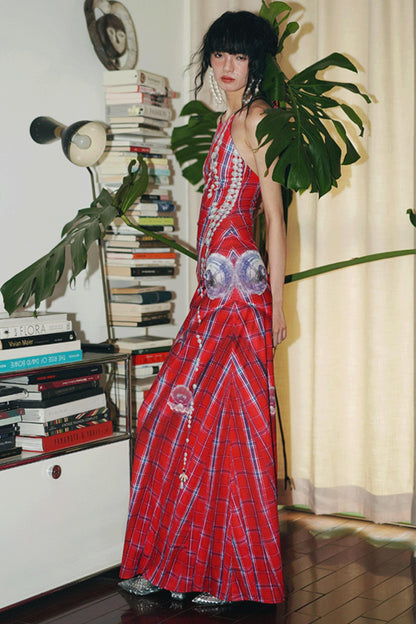 Pearl Backless Dress