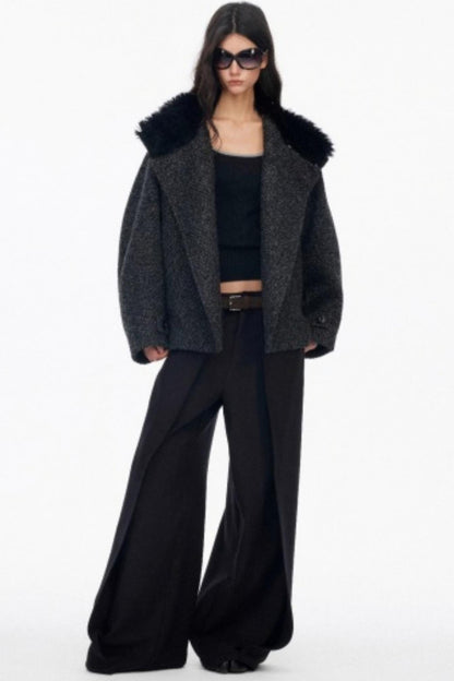 Luxury Pleated Draped Pants