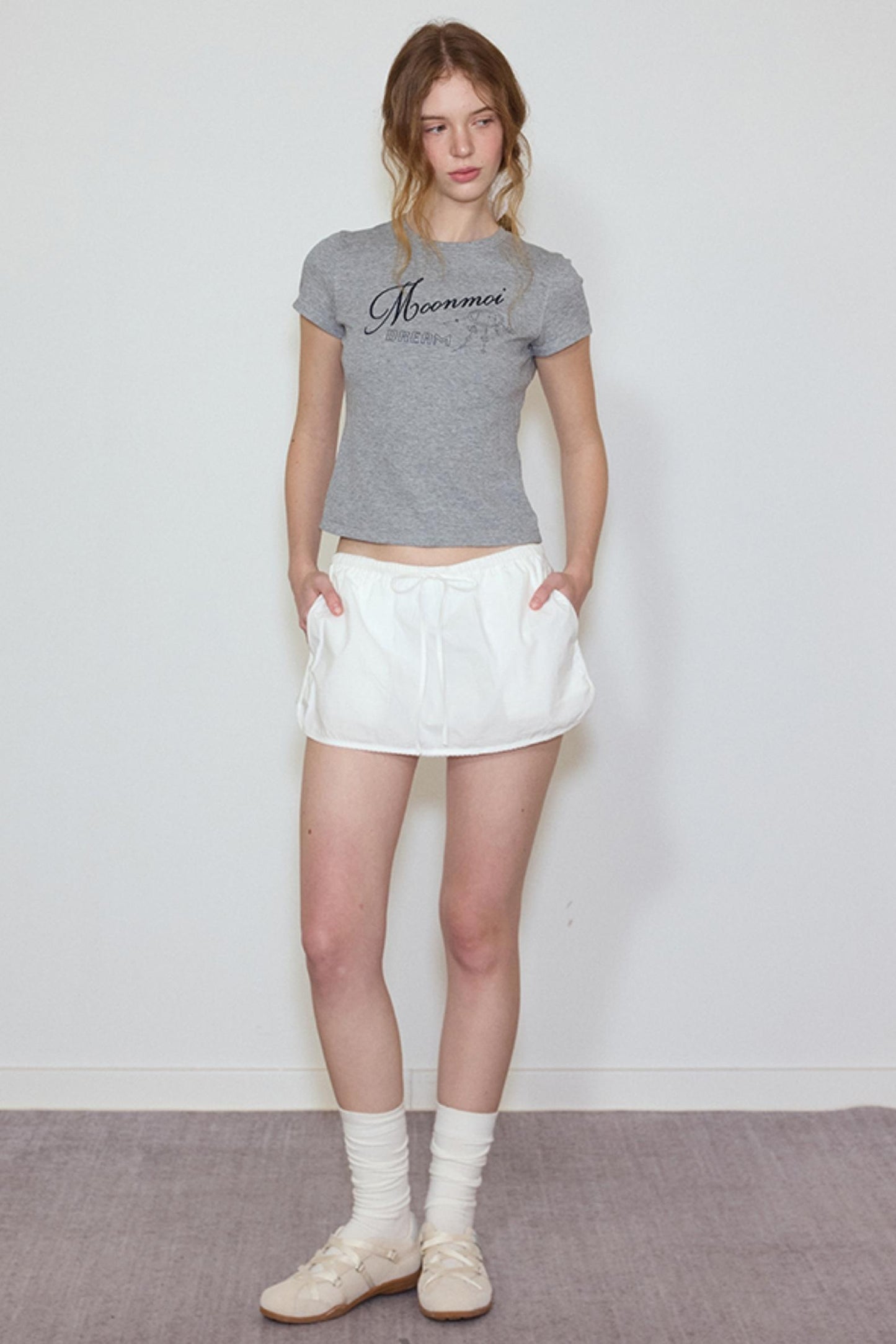 Sun Lace Set: Hooded Shirt Skirt Set-Up