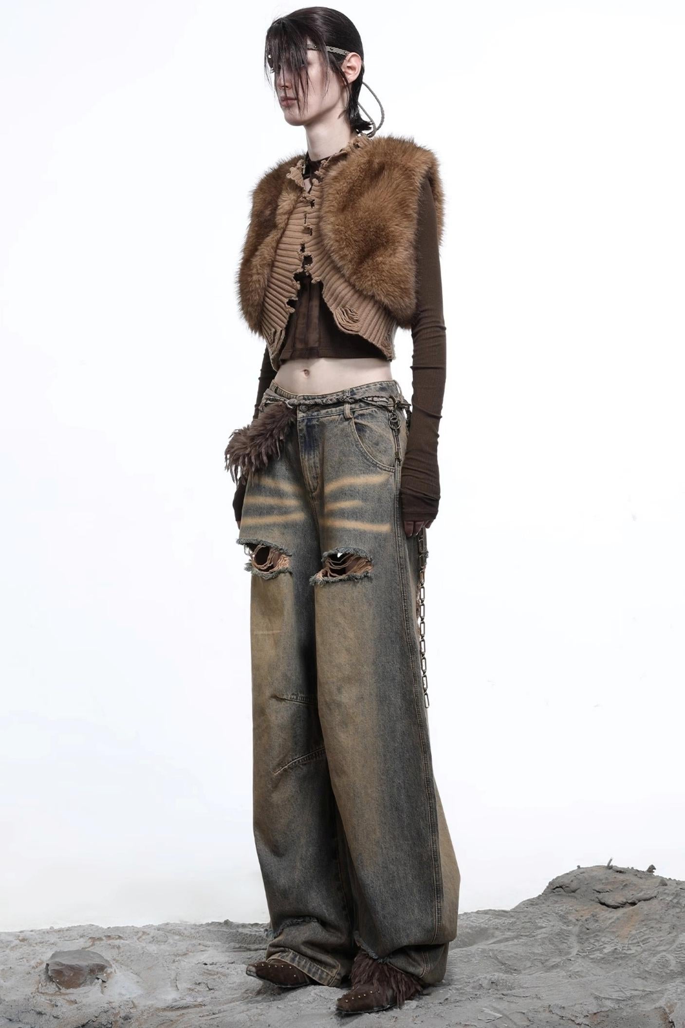 Warm Knitted Wool Vest