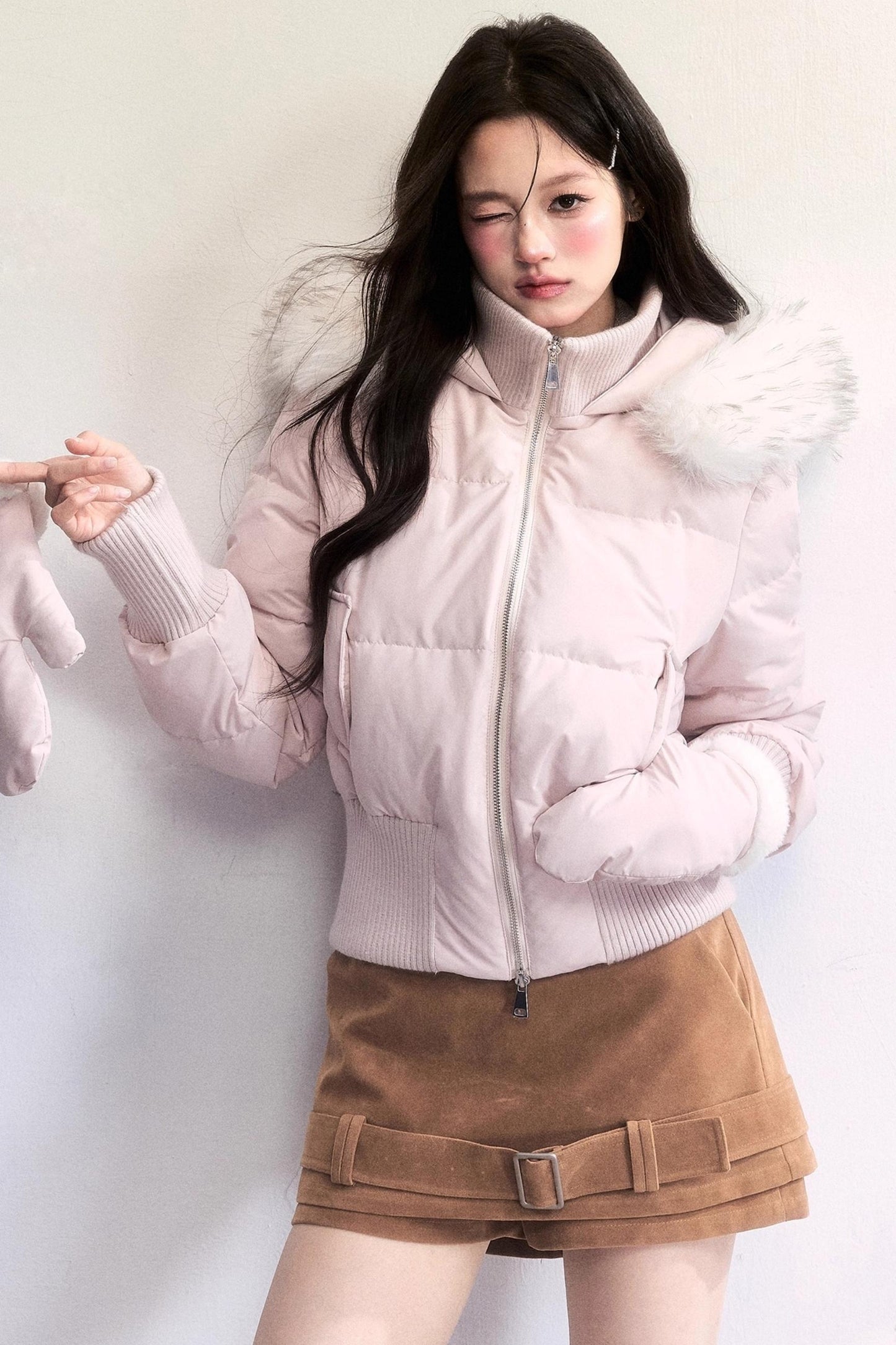 Vintage Suede Winter Skirt