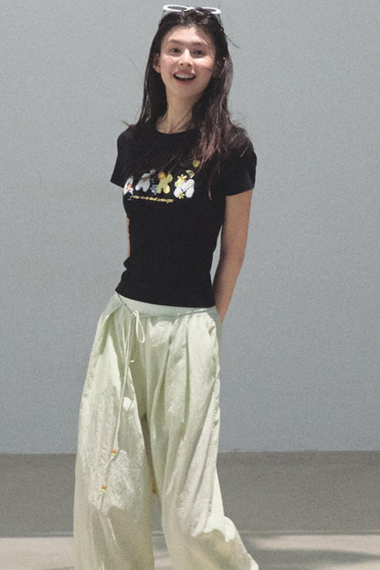 Skin-Friendly Crewneck T-Shirt