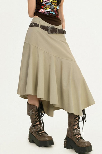 Cool Retro Street Fashion A-Line Skirt