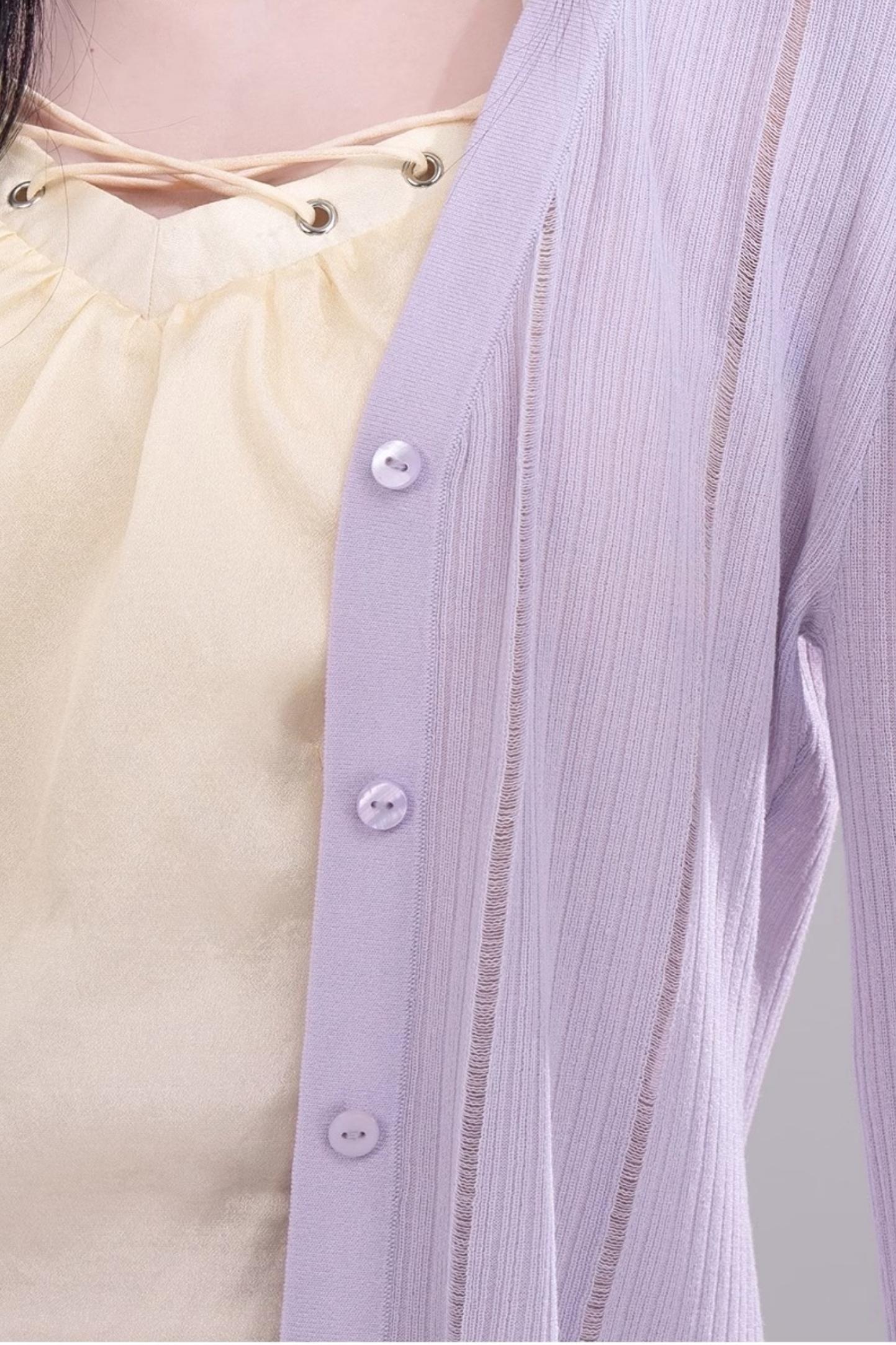 Ethereal Purple A-Line Dress