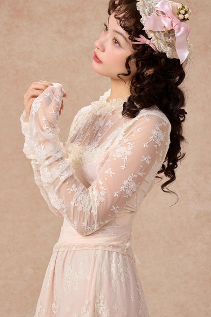 Lace Base Layer Top Skirt Set-Up