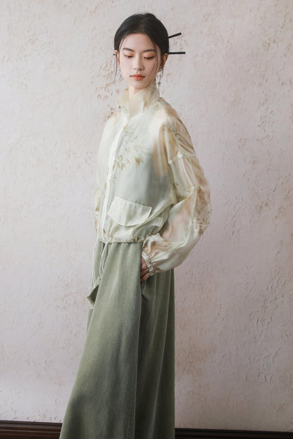 Green Tassel Tank Dress