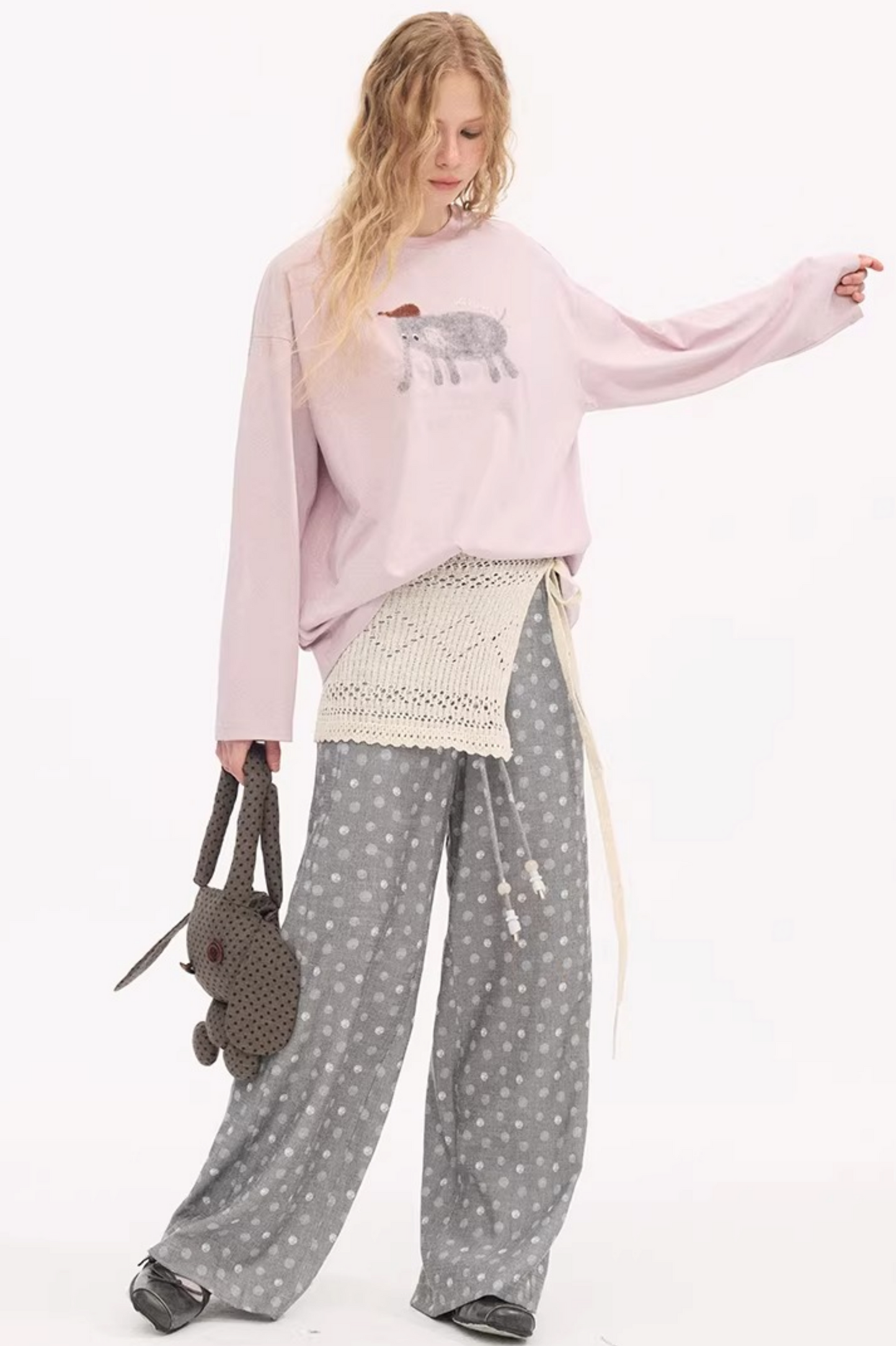 Beaded Polka Dot Pants