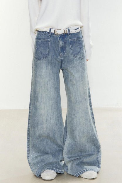 Shining Galaxy Distressed Jeans