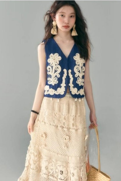 Lace Bustier Skirt