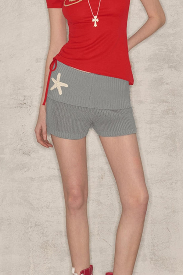 Summer Chic Knit Shorts