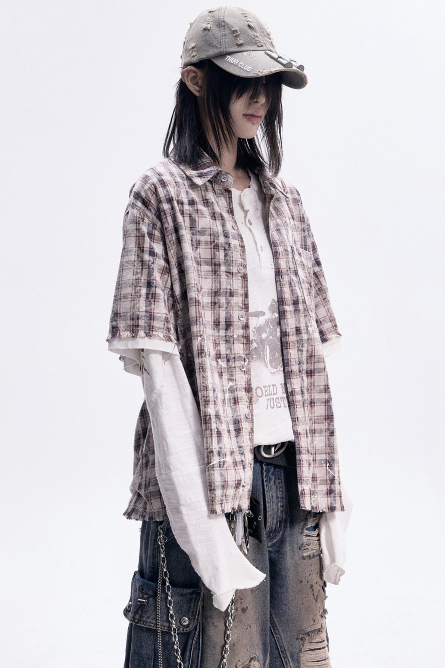 Patchwork Polo Shirt