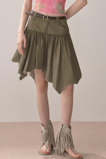 Spicy Irregular Hem Skirt