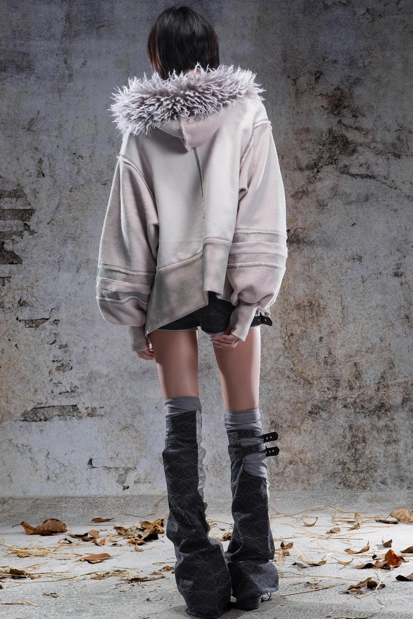 Punk Retro Low-Rise Shorts Set-Up