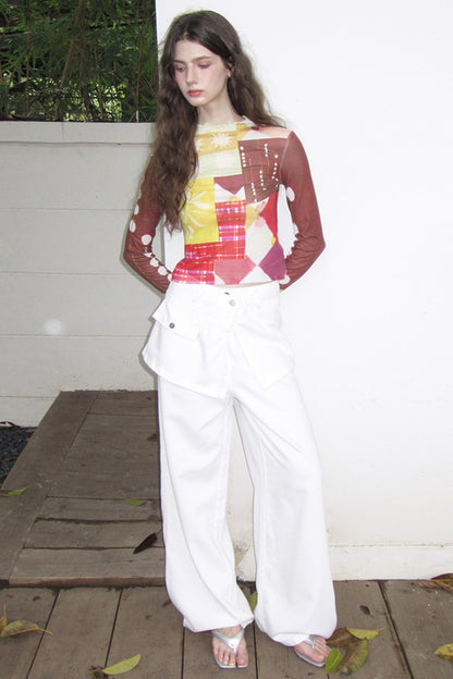 Midsummer Vintage Stretch Mesh Vest