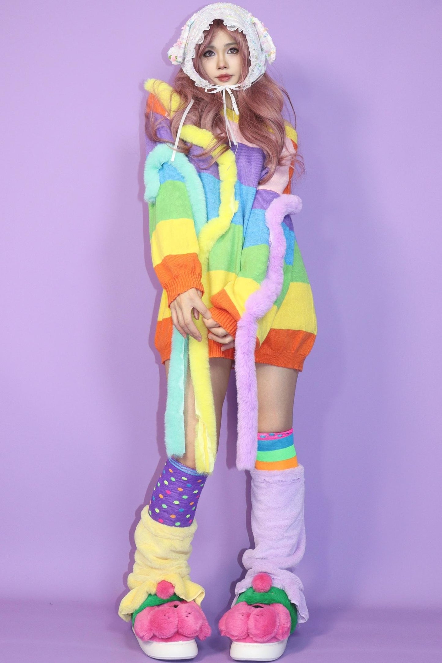 Neon Winter Socks Set