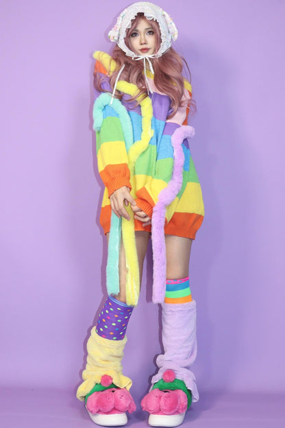 Neon Winter Socks Set