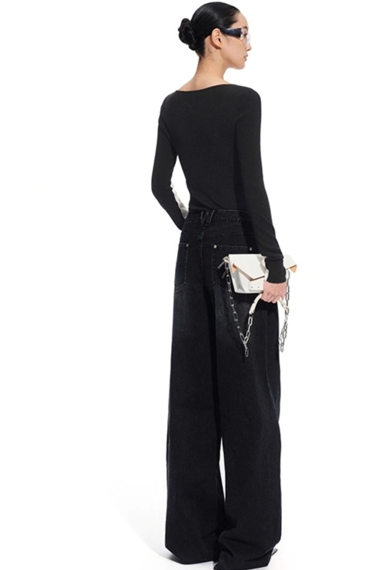 Cashmere V-Neck Contrast Cardigan