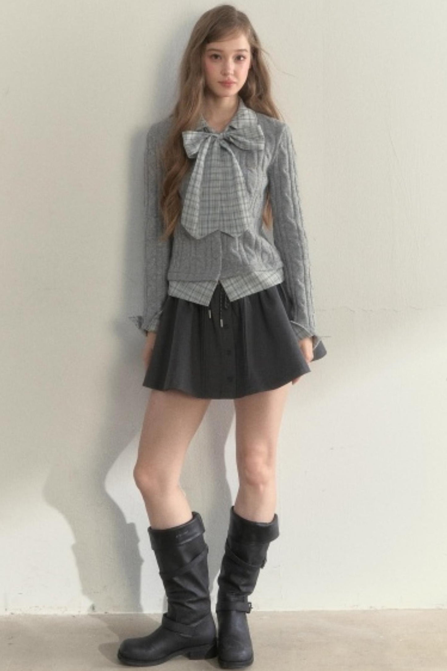 Retro Twist Knit Sweater