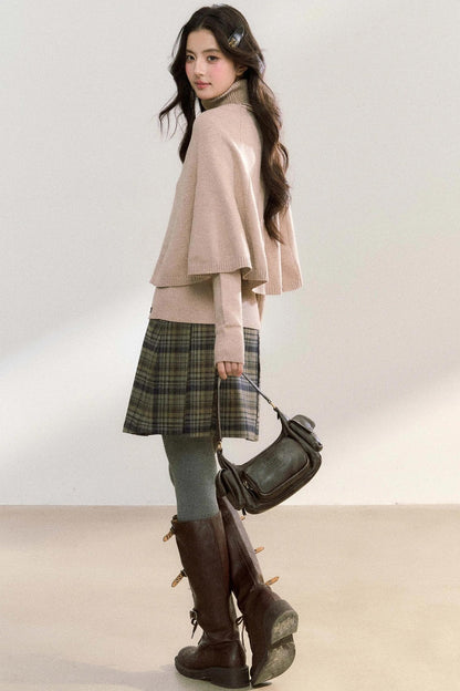 Twisted Turtleneck Sweater