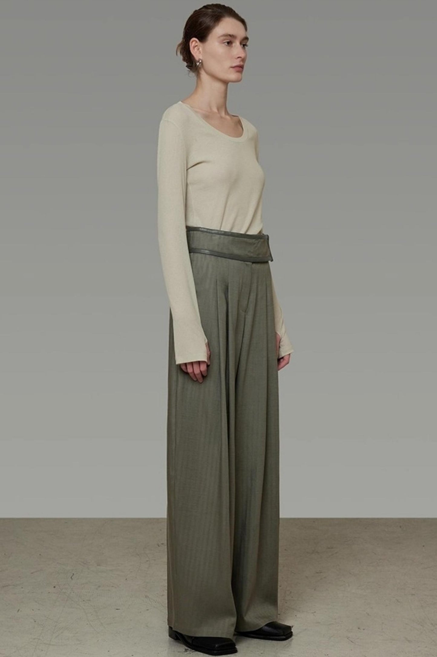 Autumn Slimming Wide-leg Pants