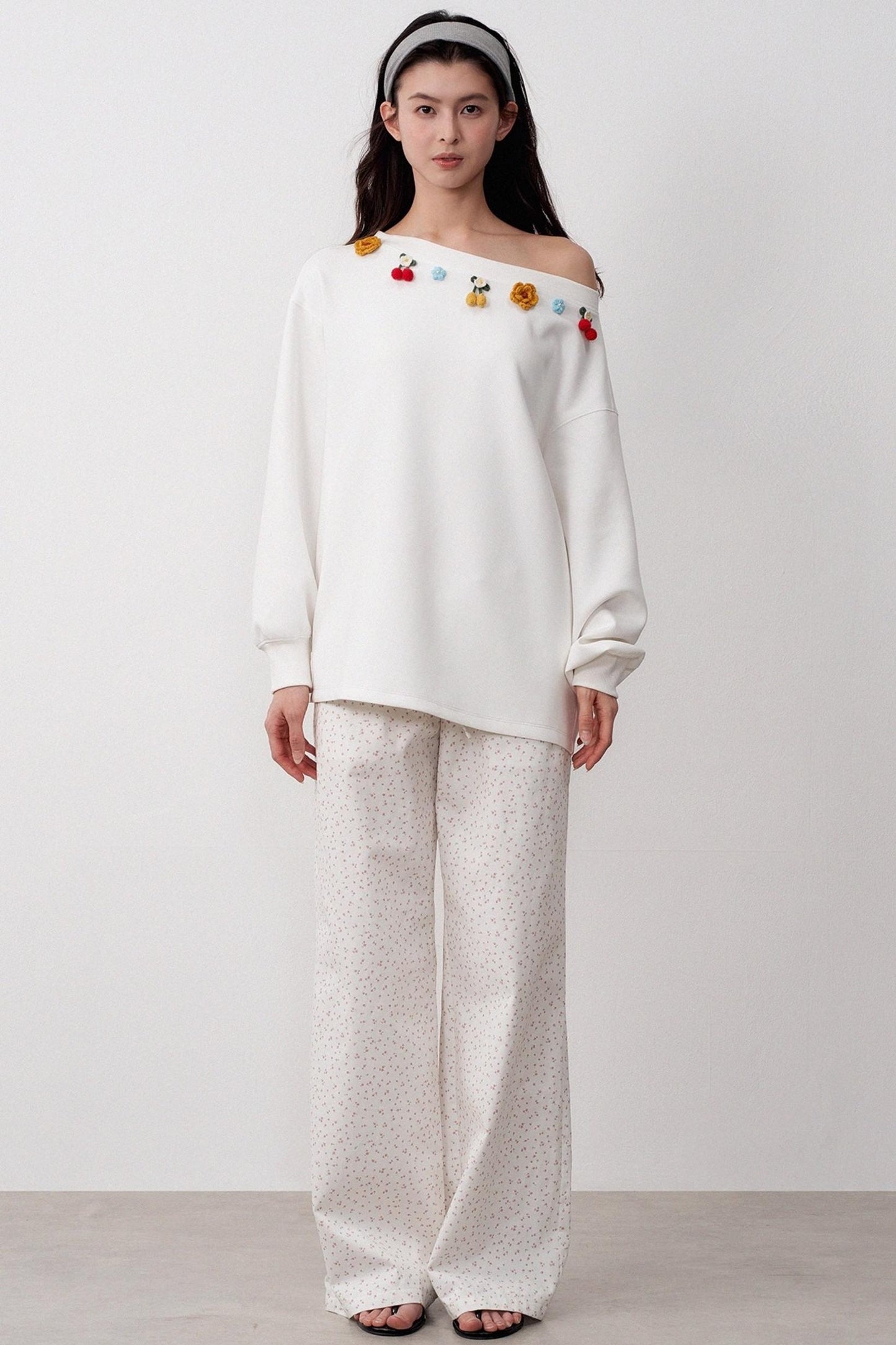 Multi-wear Slanted Shoulder Top