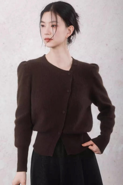 Asymmetrical Ribbon Sweater