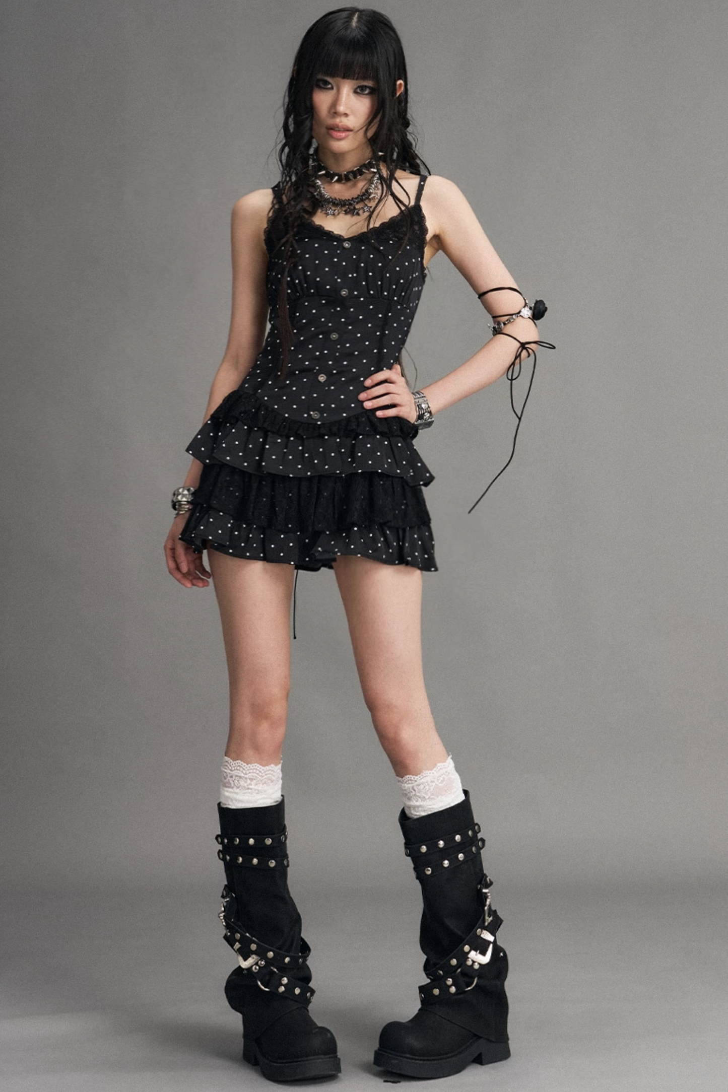 Retro Polka Dot Dress