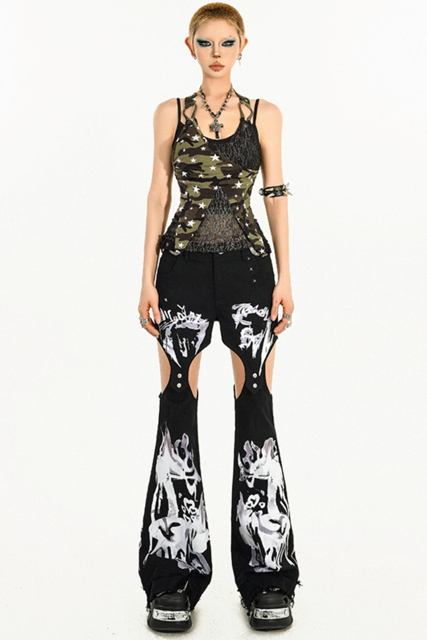 Spicy Flared Street Jeans