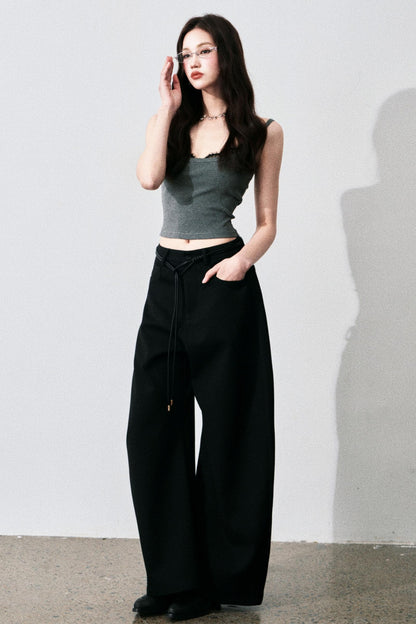 Chic Black Machete Trousers