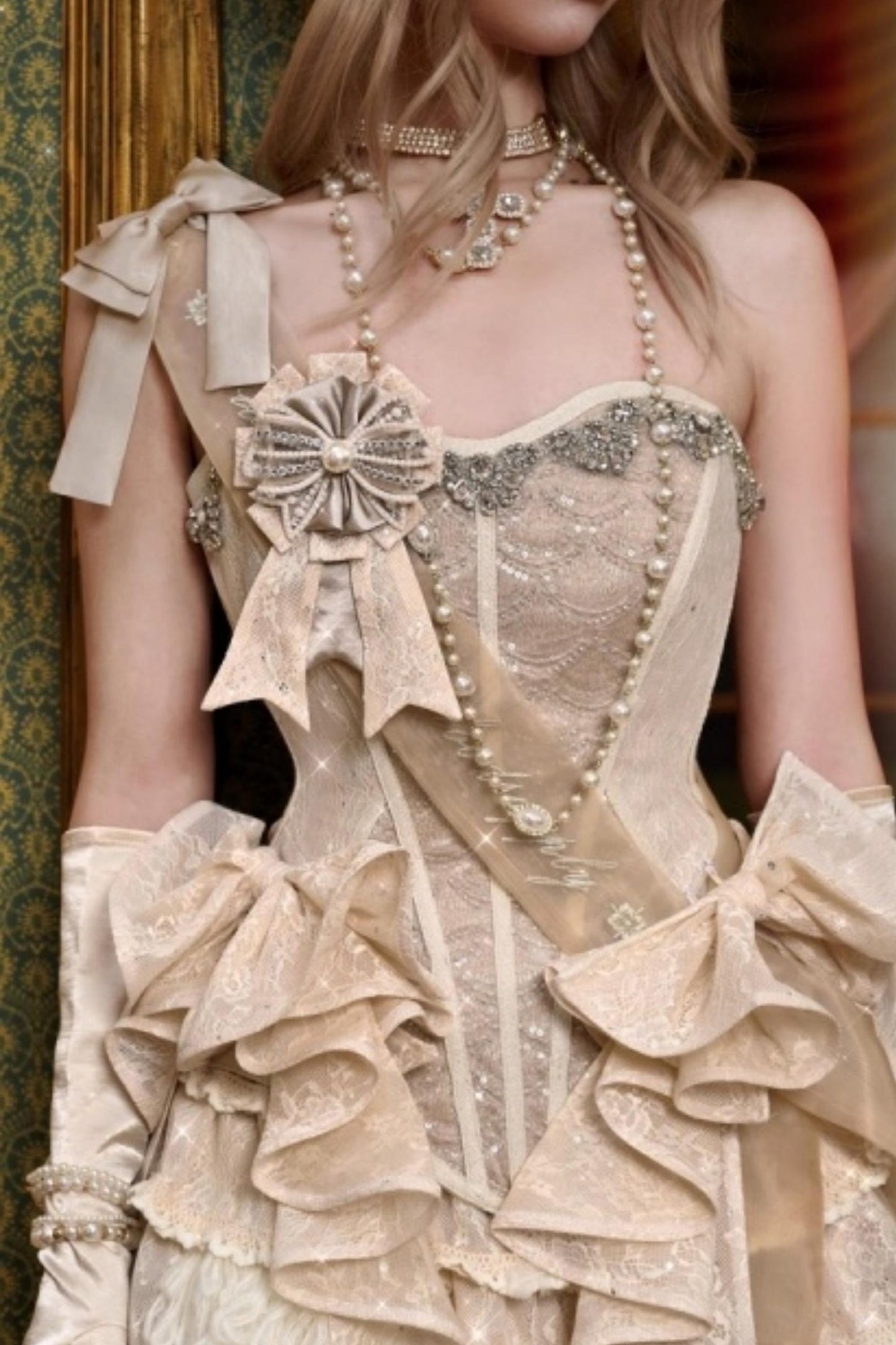 Slavic Sparkling Evening Corset Set-Up