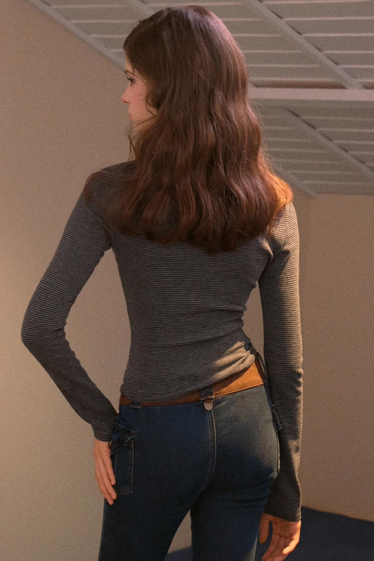 Color-Block Patchwork Base T-Shirt