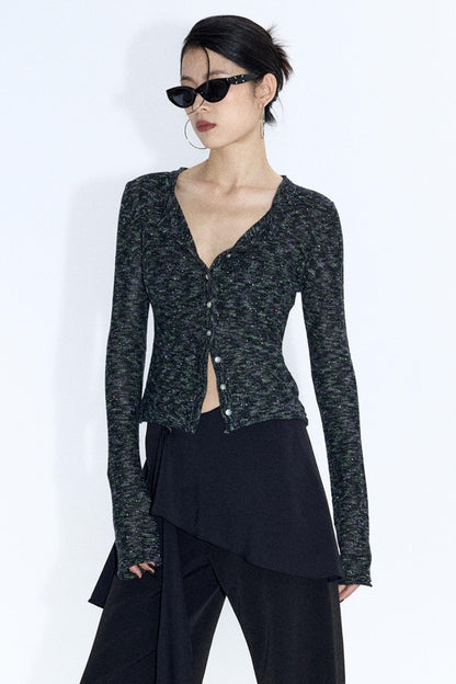 Glitter Sequins Knitted Top