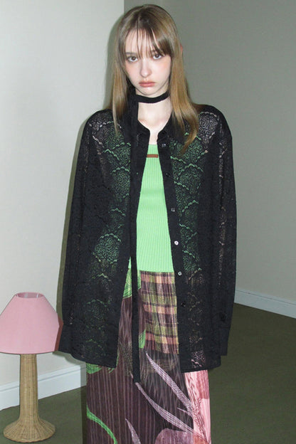 Sparrow Floral Lace Shirt