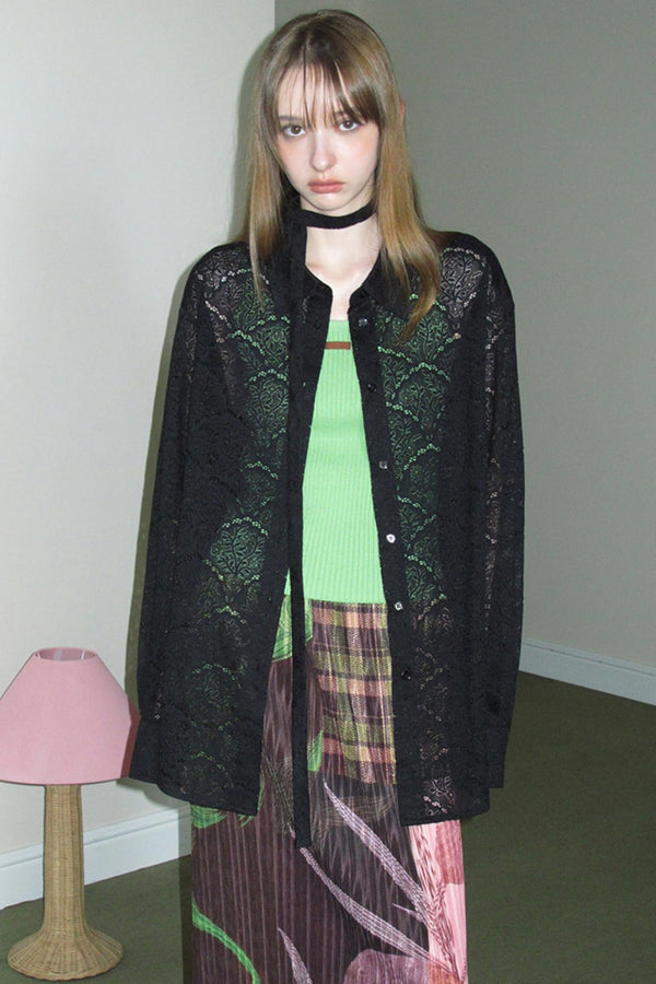 Sparrow Floral Lace Shirt