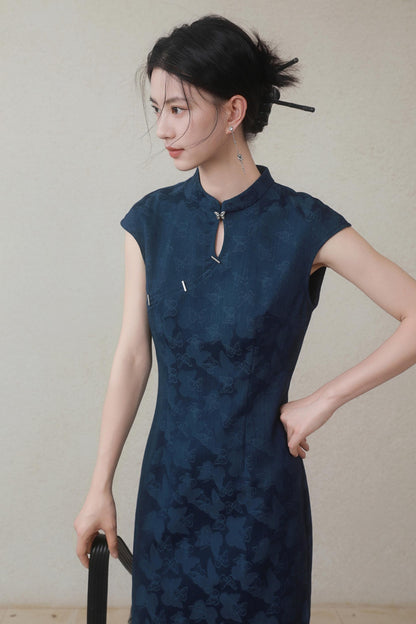 Summer Navy Denim Dress