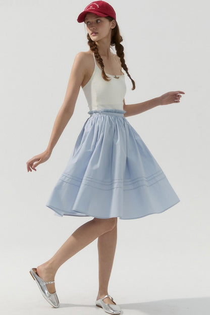 Peninsula Airy Midi Skirt