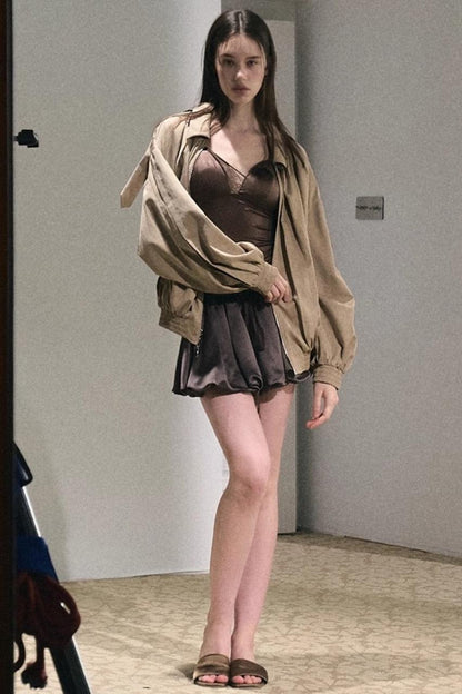 Gloss Lace Lyocell Jacket