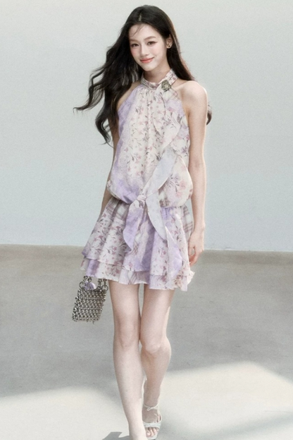 Romantic Retro Floral Dress