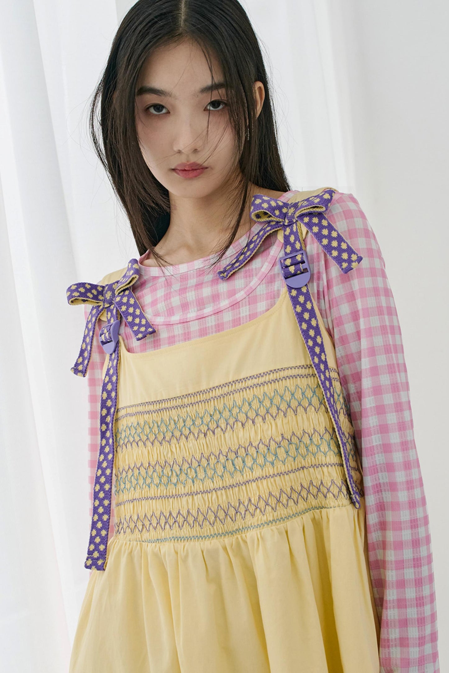 Peach Heart Halter Dress