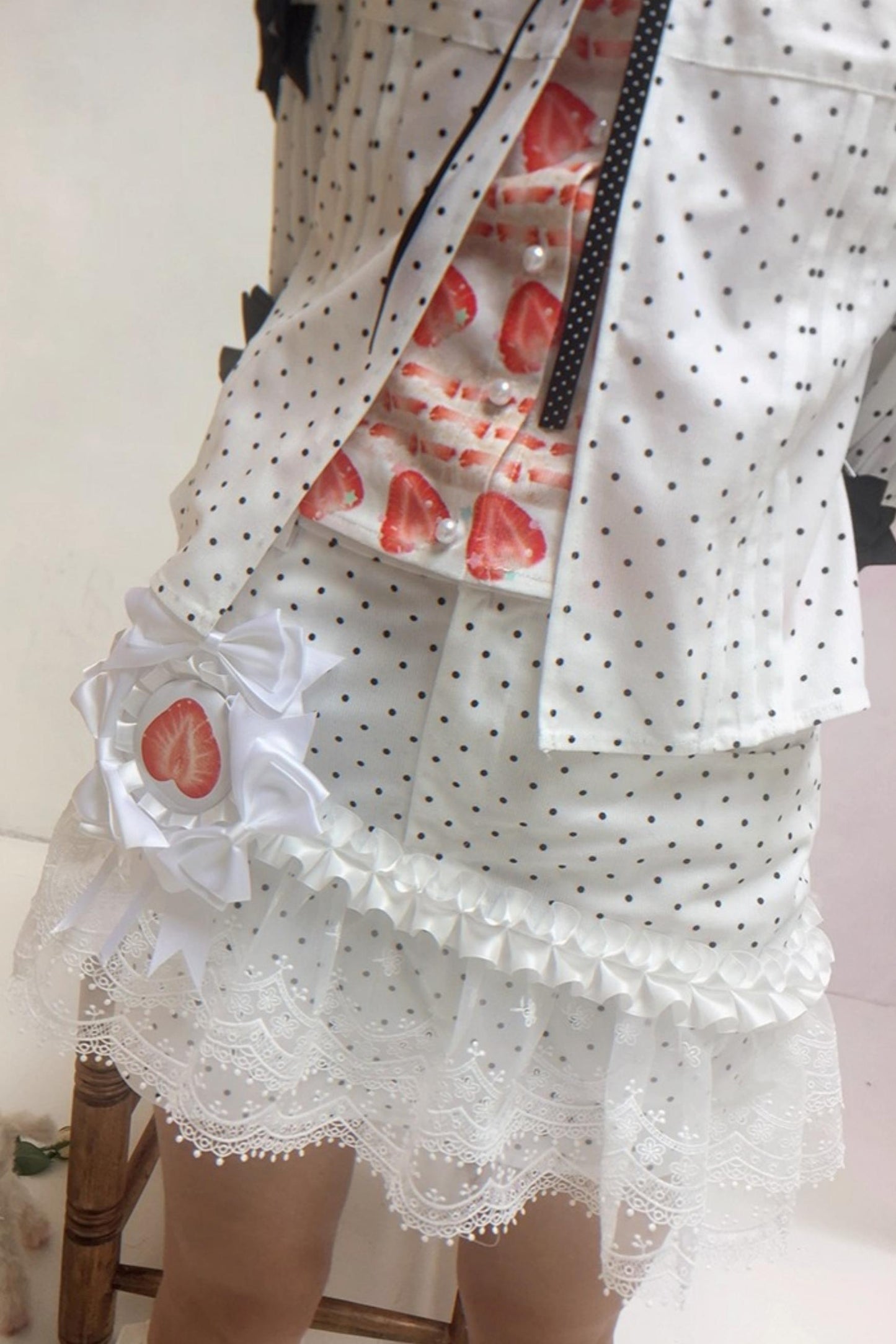 Happy Birthday Polka Dot Red Checkered Shirt