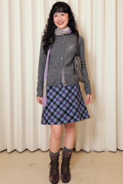 Little Cat Patchwork Cardigan