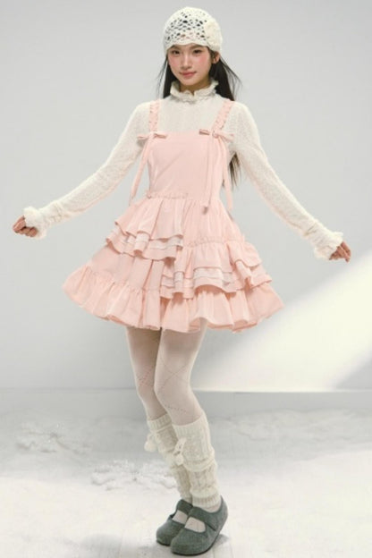 Pink Corduroy Princess Dress