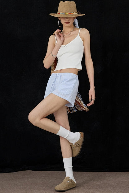 Striped Spring Shorts