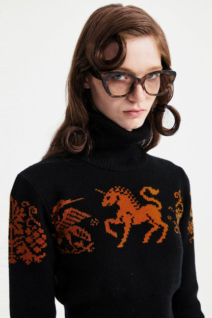 Vintage Jacquard Sweater