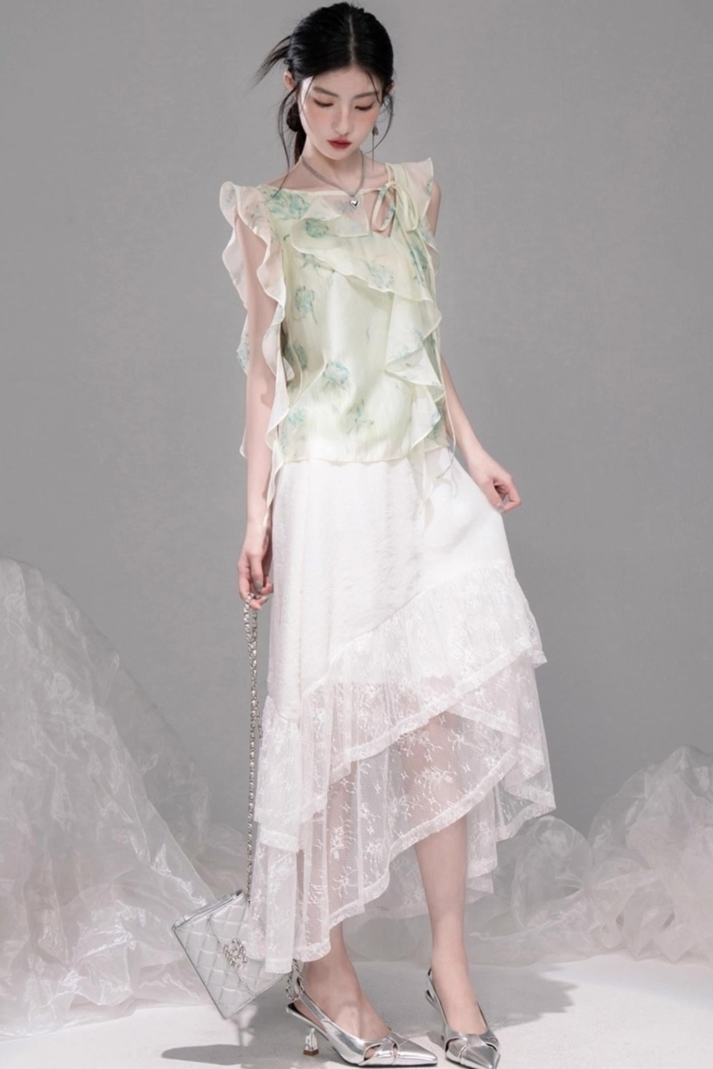 Fluttering Chiffon Shirt