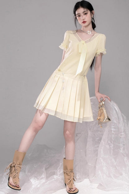 Sweet Character Patchwork Dress