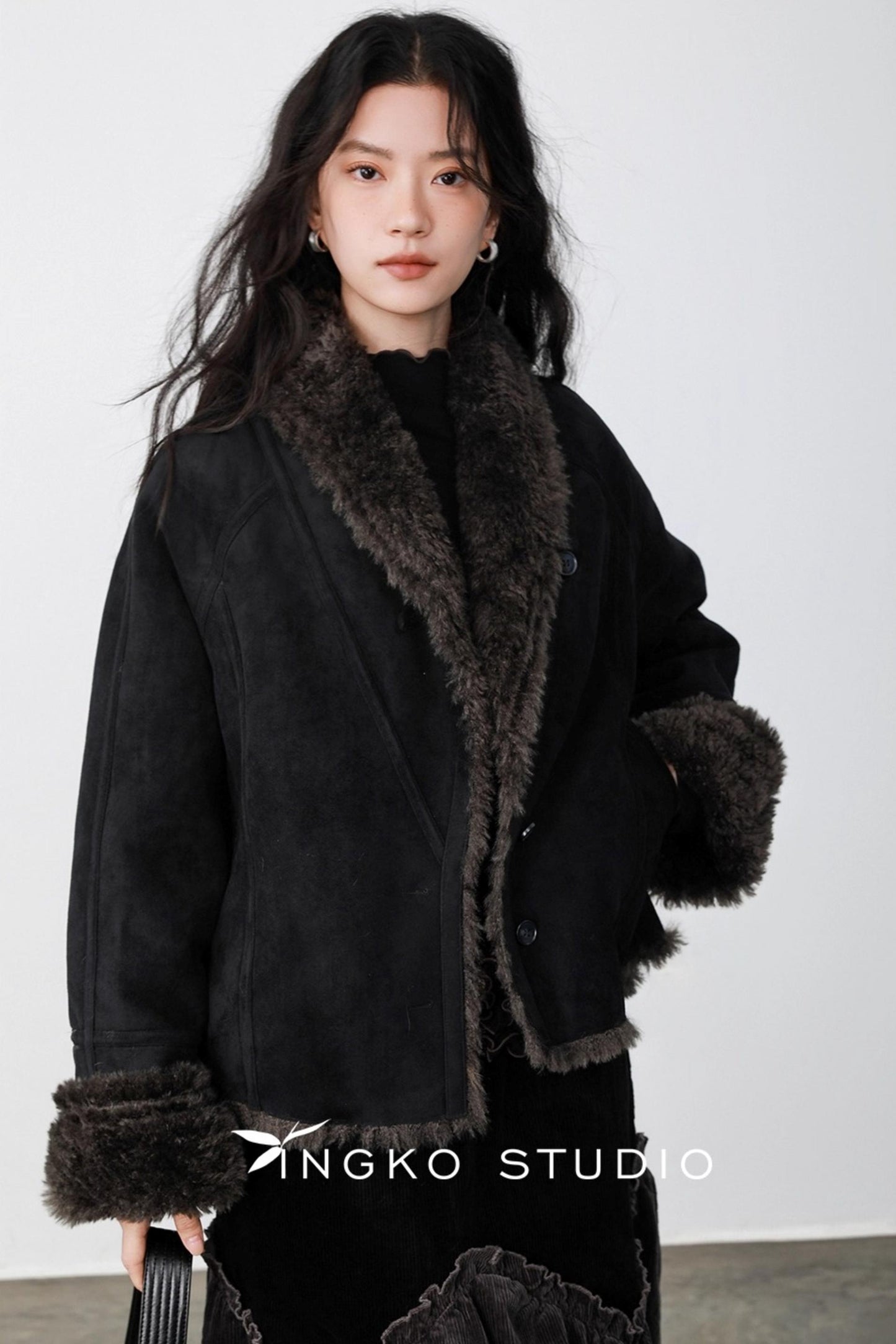 Black Velvet Suede Jacket