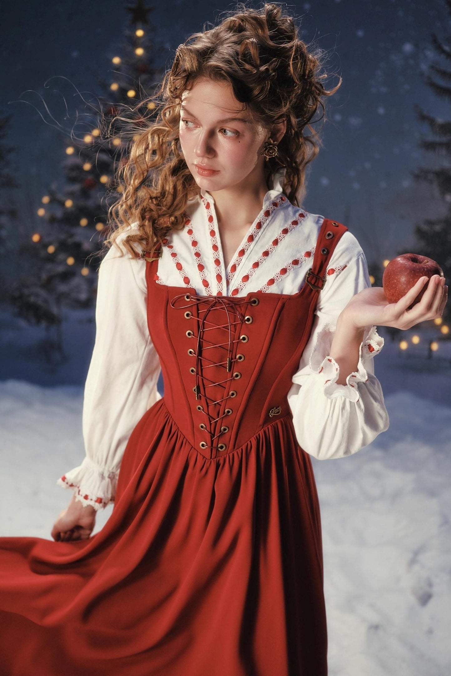 Retro Suspender Dress Set-Up