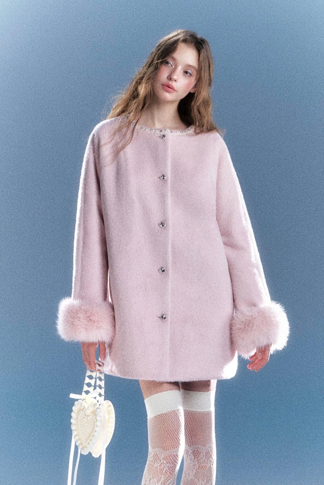 Pink Tweed Jacket Dress